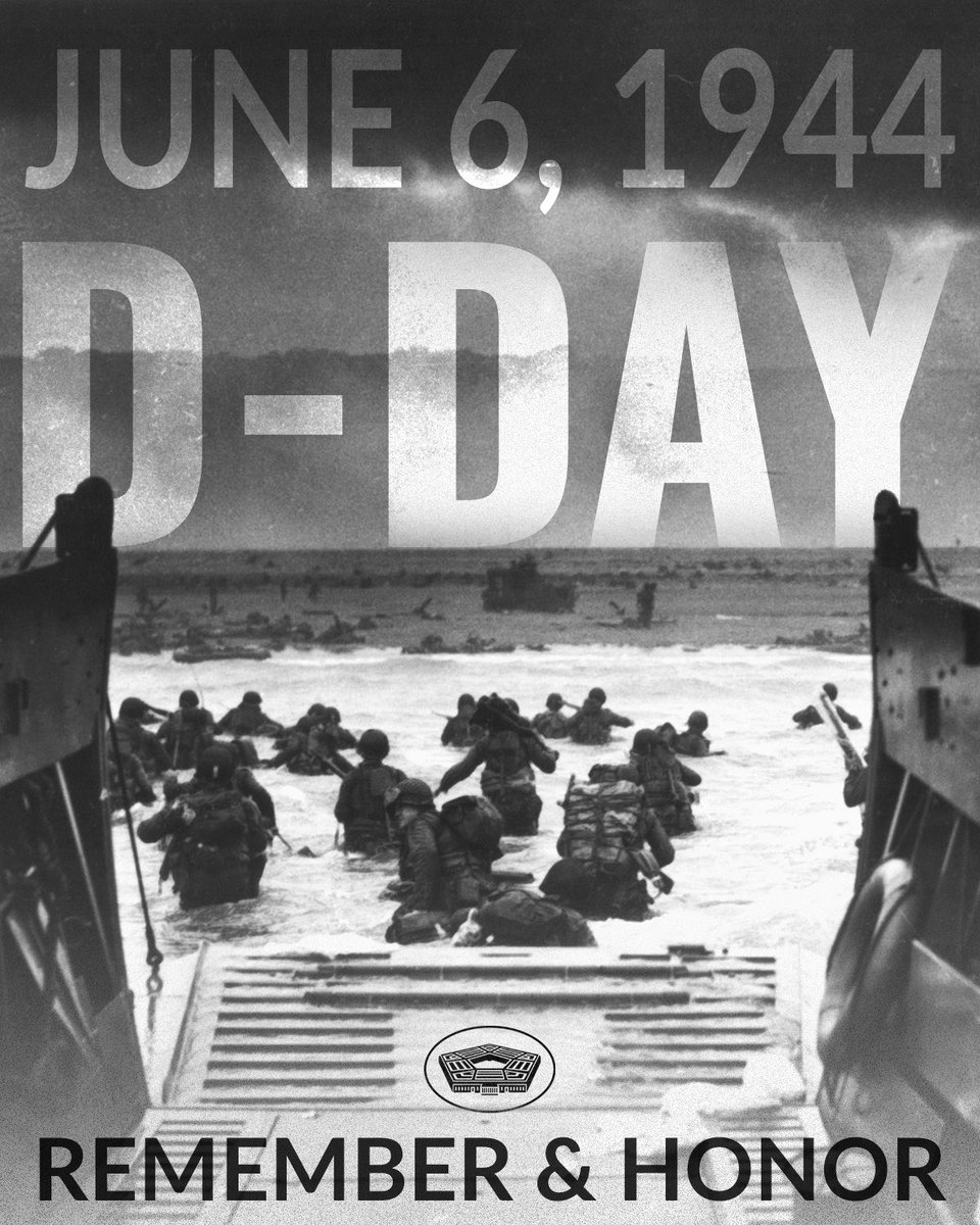 Eighty-one years ago, our nation's bravest stormed the beaches of Normandy. 

We will never forget their sacrifice.