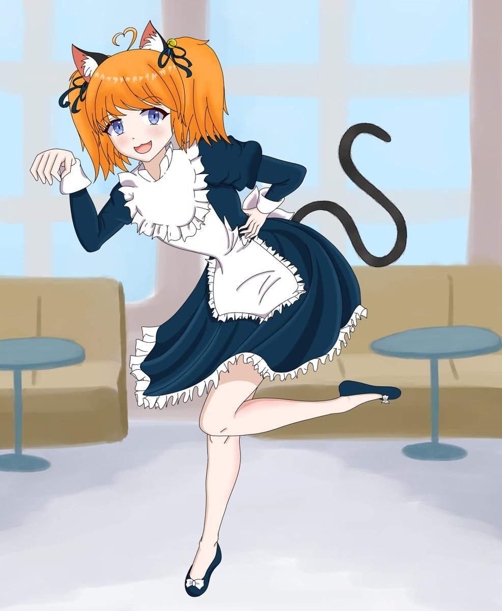 Total98341747's tweet photo. Neko maid
".....Miausterrr" https://t.co/2itS8MefSw
