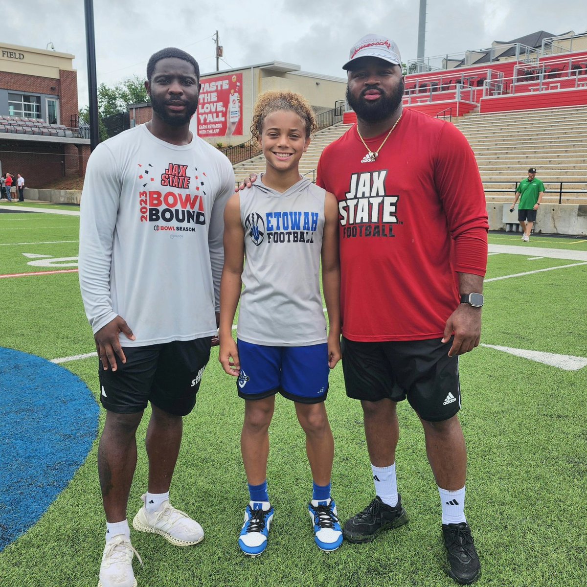 Tyson Davis ATH (@tysondavis3ath) on Twitter photo Excited to be back <a href="/JaxStateFB/">Jax State Football</a> today to compete and meet new coaches 
<a href="/DexPreps/">DexPreps</a> <a href="/UnLockYourGame/">UnLockYourGame</a> <a href="/ScoutFball/">Larry Rudolph</a> <a href="/maxwellthurmond/">Max Thurmond</a> <a href="/AthEliteNation/">Brian Creel</a> <a href="/_RohanGaines/">Rohan Gaines</a> <a href="/Spoon1260/">Cody Spoon</a> <a href="/lawrencedawsey/">Lawrence Dawsey</a> <a href="/AverageJoesSpo1/">Average Joe’s Sports Talk, LLC</a> Excited to be back <a href="/JaxStateFB/">Jax State Football</a> today to compete and meet new coaches 
<a href="/DexPreps/">DexPreps</a> <a href="/UnLockYourGame/">UnLockYourGame</a> <a href="/ScoutFball/">Larry Rudolph</a> <a href="/maxwellthurmond/">Max Thurmond</a> <a href="/AthEliteNation/">Brian Creel</a> <a href="/_RohanGaines/">Rohan Gaines</a> <a href="/Spoon1260/">Cody Spoon</a> <a href="/lawrencedawsey/">Lawrence Dawsey</a> <a href="/AverageJoesSpo1/">Average Joe’s Sports Talk, LLC</a>