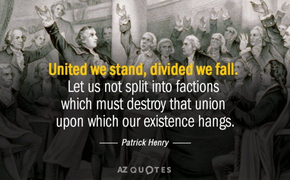 Henry - UNITED WE STAND, DIVIDED WE FALL!!!