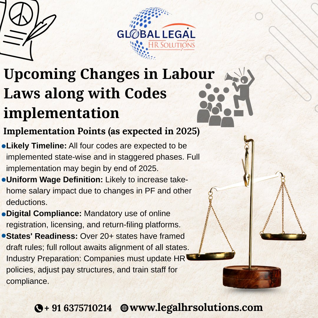 LegalHRSolution's tweet image. Empowering businesses with compliant HR solutions, bridging the gap between legal frameworks and workforce success across all industries.
.
Call Now - + 91 6375710214
Website - legalhrsolutions.com