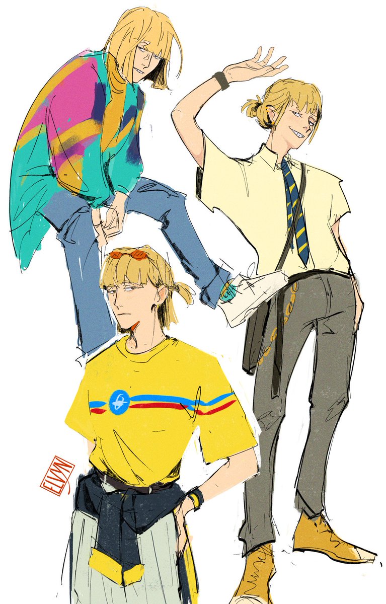 Elfvyn's tweet image. Some quick Shinji doodles that I made when I was having a stressful time
#hirakoshinjj #bleach