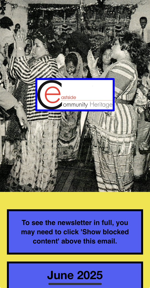 **📚 Our latest heritage newsletter is here - and it’s packed with amazing local stories and events! 🌟**

A busy month with VE Day commemorations, Refugee Month activities, and exciting new  projects that are bringing our community’s history to life. 

eepurl.com/jfPiGc