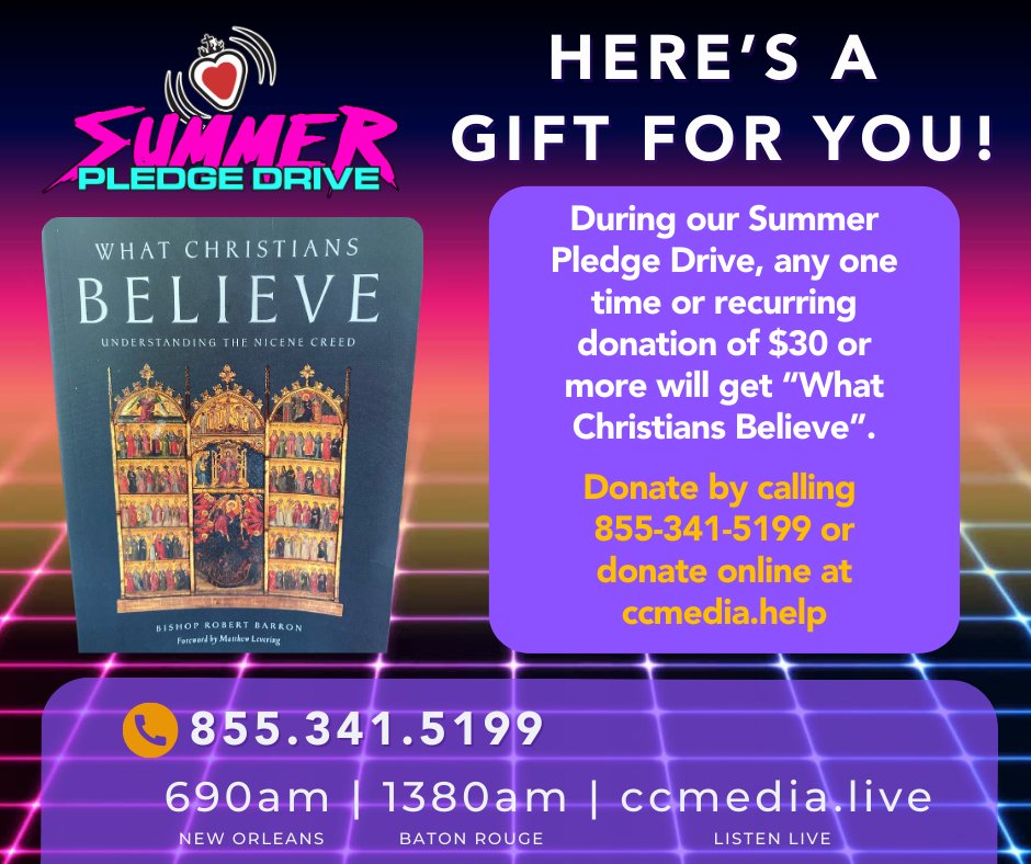 When you donate, you get a gift during our Summer Pledge Drive! It all starts next Tuesday.