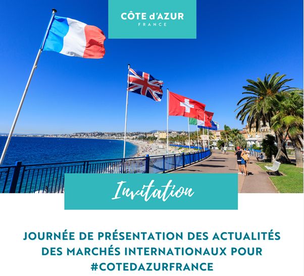 📣 𝐓𝐎𝐔𝐑𝐈𝐒𝐌𝐄 | Appui aux pros &amp; actus marchés 🌍
 RDV le 27 juin à l’Aéroport Nice (T1) pour une journée dédiée aux marchés touristiques stratégiques de la #CotedAzurFrance 🇫🇷
🎯 Infos clés, tendances, échanges terrain.
🎟️ Places limitées →bit.ly/4dNdN7y