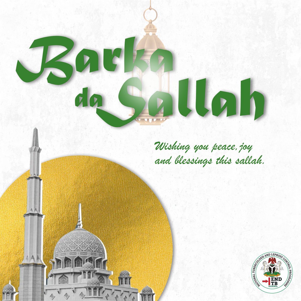 Eid ul Adha to all Muslim faithfuls. 
Warmest wishes to you and your loved ones. May this Sallah bring you joy, peace, and good health.

#Sallah #EndTB #CheckAmO