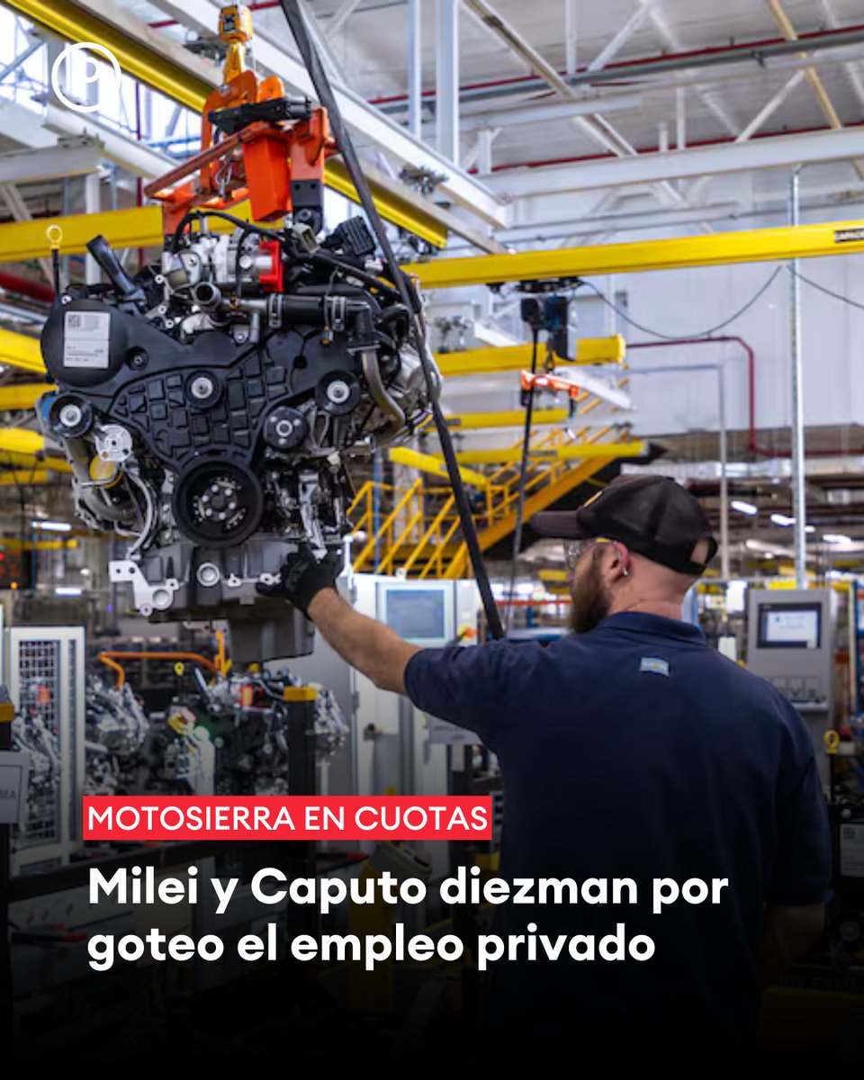 LETRA P (@letra_p) on Twitter photo #Economía 💸 Suspensiones, despidos y retiros por la caída del consumo y el dólar barato
➥ Impacto en grandes industrias y pymes
El índice de desocupación, inamovible 📈
🔗 letrap.com.ar/c5416306
✍️ Francisco Aristi #Economía 💸 Suspensiones, despidos y retiros por la caída del consumo y el dólar barato
➥ Impacto en grandes industrias y pymes
El índice de desocupación, inamovible 📈
🔗 letrap.com.ar/c5416306
✍️ Francisco Aristi
