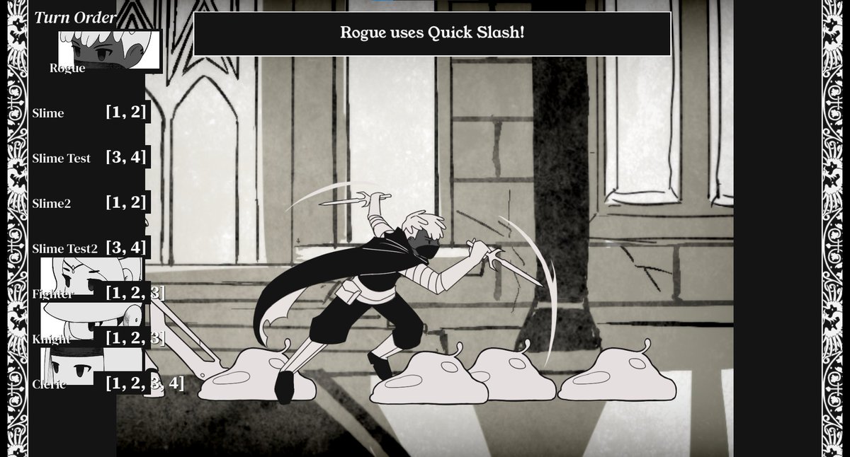 AntangSoftware's tweet image. PERISH PARADE! #PitchYaGame
- Darkest Dungeon 2-inspired roguelite turn based RPG
- Hand-drawn art inspired by Final Fantasy Tactics
- Six party members with unique skillsets to play with
Still very early in development, but a demo will come in early July :)
