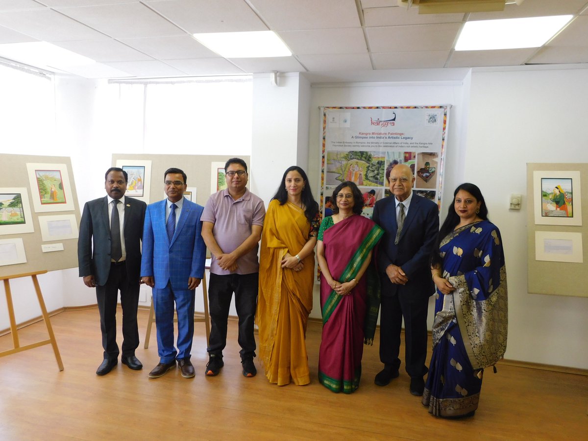 India in Romania (@eoiromania) on Twitter photo Amb. <a href="/manikajainifs/">Manika Jain मणिका जैन</a> inaugurated the exhibition "Kangra Miniature Paintings" at the National Village Museum "Dimitrie Gusti" in Bucharest. The exhibition offers a rare glimpse into the delicate beauty and cultural richness of Kangra art. Open to the public from June 6 to June 9 Amb. <a href="/manikajainifs/">Manika Jain मणिका जैन</a> inaugurated the exhibition "Kangra Miniature Paintings" at the National Village Museum "Dimitrie Gusti" in Bucharest. The exhibition offers a rare glimpse into the delicate beauty and cultural richness of Kangra art. Open to the public from June 6 to June 9