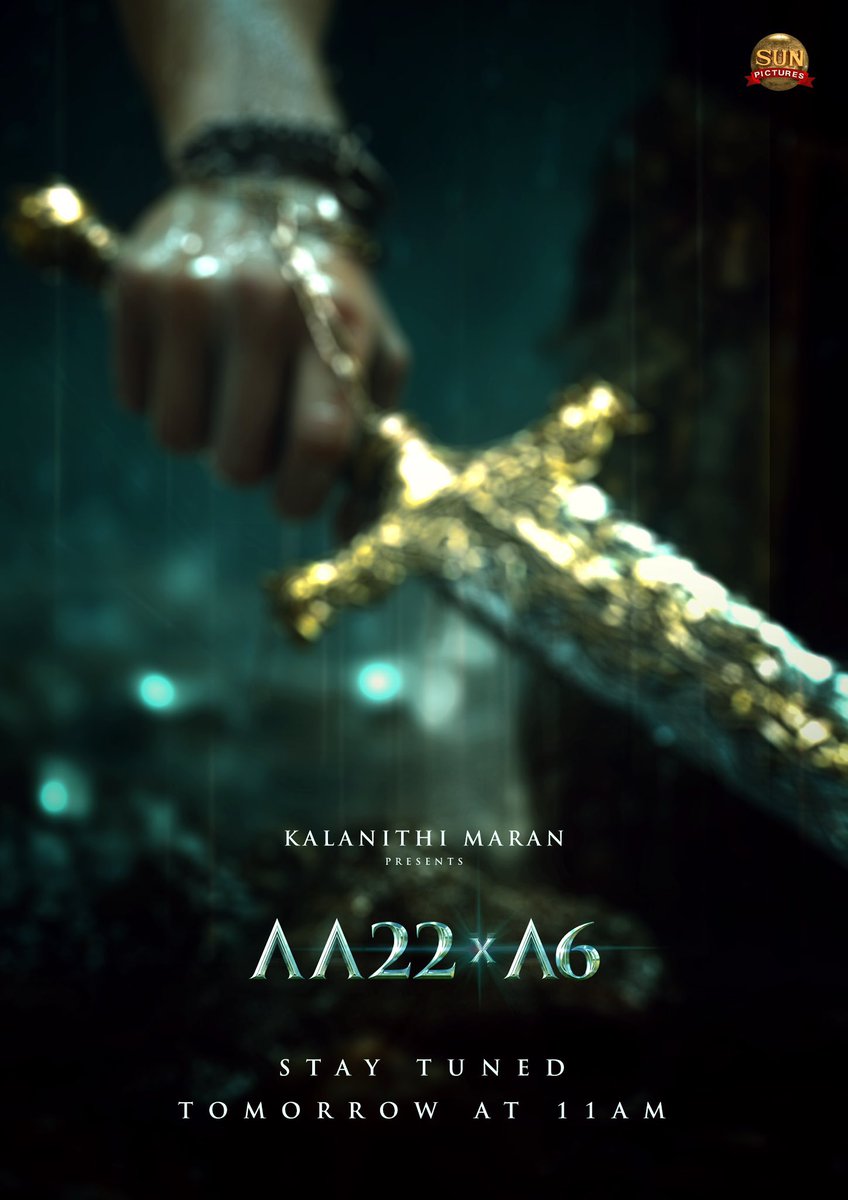 Trends Allu Arjun ™ (@trendsalluarjun) on Twitter photo When Elegance meets Magic !! ✨
Revealing Tomorrow 11 AM <a href="/sunpictures/">Sun Pictures</a> ❤️🔥
<a href="/alluarjun/">Allu Arjun</a> #AA22 When Elegance meets Magic !! ✨
Revealing Tomorrow 11 AM <a href="/sunpictures/">Sun Pictures</a> ❤️🔥
<a href="/alluarjun/">Allu Arjun</a> #AA22