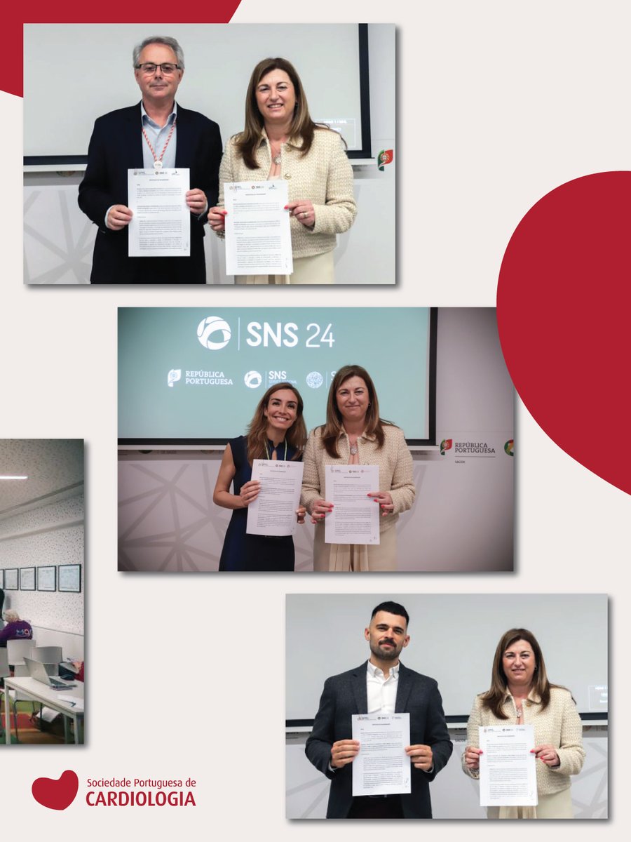 📢 Novo protocolo com o SNS 24!
A SPMS assinou, no dia 5 de junho, protocolos de colaboração com a Sociedade Portuguesa de Cardiologia, e mais três sociedades científicas, para reforçar a criação e partilha de conteúdos informativos de saúde nos canais do SNS 24.
 
Estas