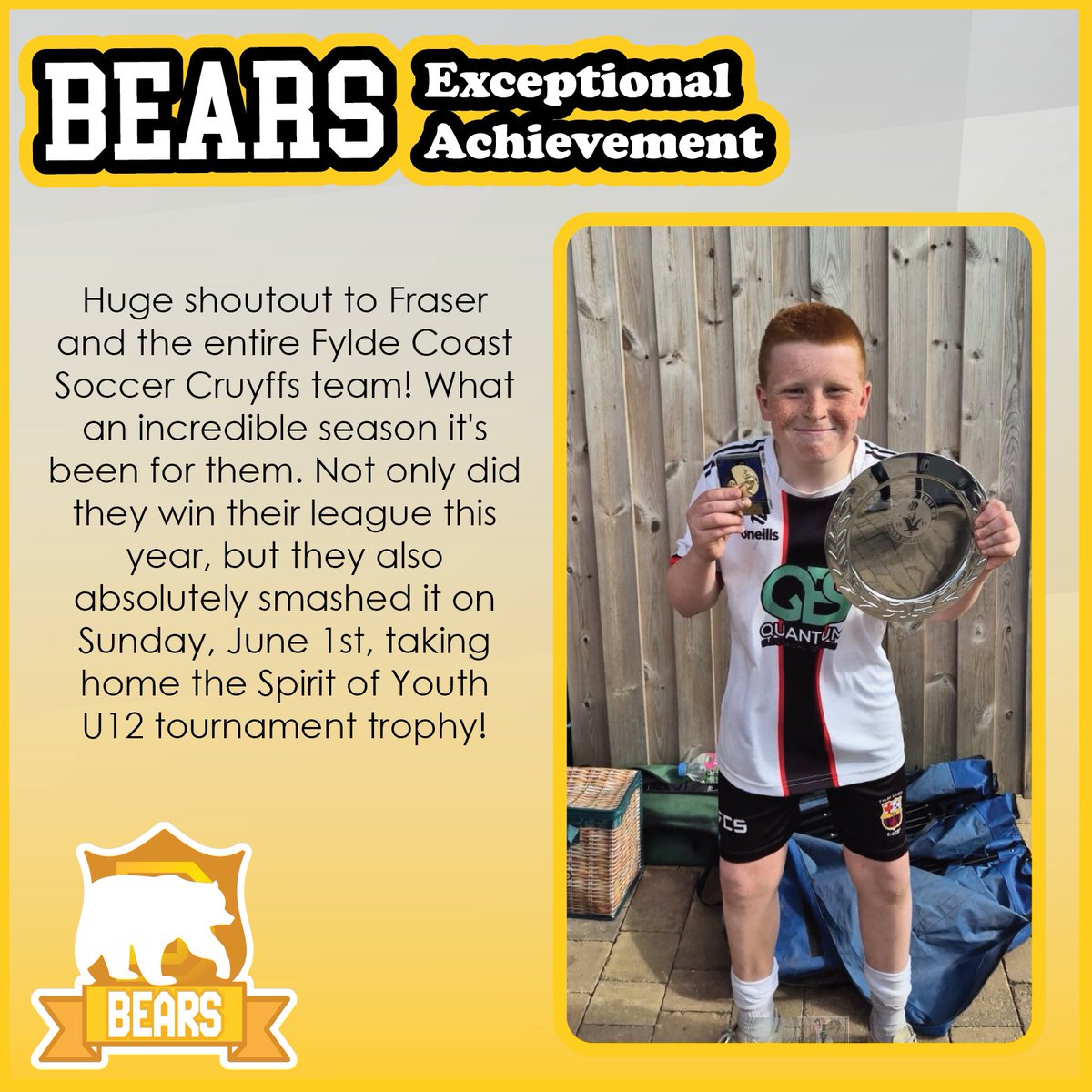 Fraser's been kicking a ball since he could walk, and his passion for the game truly shines through. We are proud of his dedication - what an exceptional achievement!
#TeamMillfield
#BeExceptional