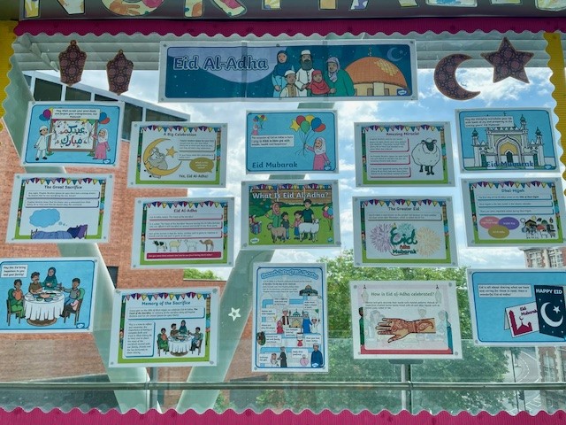 Children and young people have been learning about Eid al-Adha with our play team. #EidMubarak