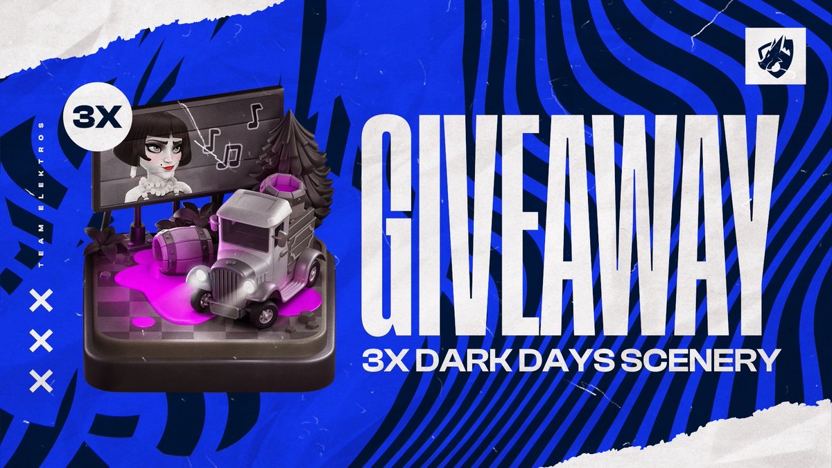 Team Elektros CoC (@elektroscoc) on Twitter photo Give away time!!!
3x dark days scenery🎷
*RULES*
FOLLOW <a href="/TeamElektros/">Team Elektros</a> <a href="/ElektrosCoc/">Team Elektros CoC</a>
LIKE
REPOST
TAG 3 friends
*GIVEAWAY WILL END ON SUNDAY 12 am est* Give away time!!!
3x dark days scenery🎷
*RULES*
FOLLOW <a href="/TeamElektros/">Team Elektros</a> <a href="/ElektrosCoc/">Team Elektros CoC</a>
LIKE
REPOST
TAG 3 friends
*GIVEAWAY WILL END ON SUNDAY 12 am est*