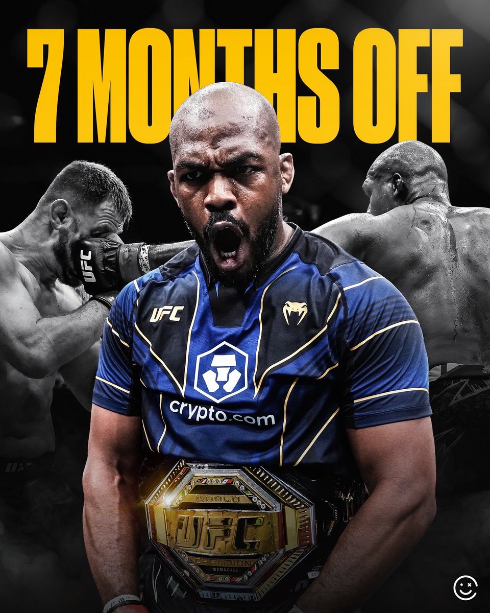 Jon Jones said he hasn’t trained since his last fight in November 😳

“I spoke to the UFC a long time ago about what my future plans were. I haven’t really worked out since my last fight in New York City. Honestly, I believe it’s been in the UFC’s best interest to keep presenting