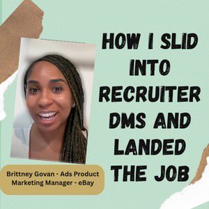 NadsMattyB's tweet image. “I was leveraging [ChatGPT] to slide in DMs and to create my resume.” – Brittney Govan, eBay

Check out how to use  LinkedIn + ChatGPT to land interviews, combining  AI &amp;amp; human touch.

🎥 Watch: youtube.com/watch?v=2OEgSw…
#JobSearch #ChatGPT #AI #linked #NadeenMatthewsBlair