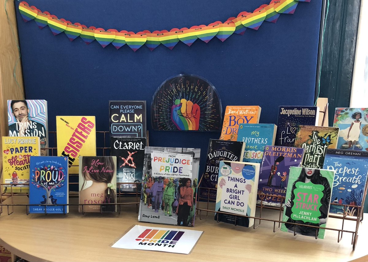 Proud to be celebrating #pridemonth2025 with our lovely book display