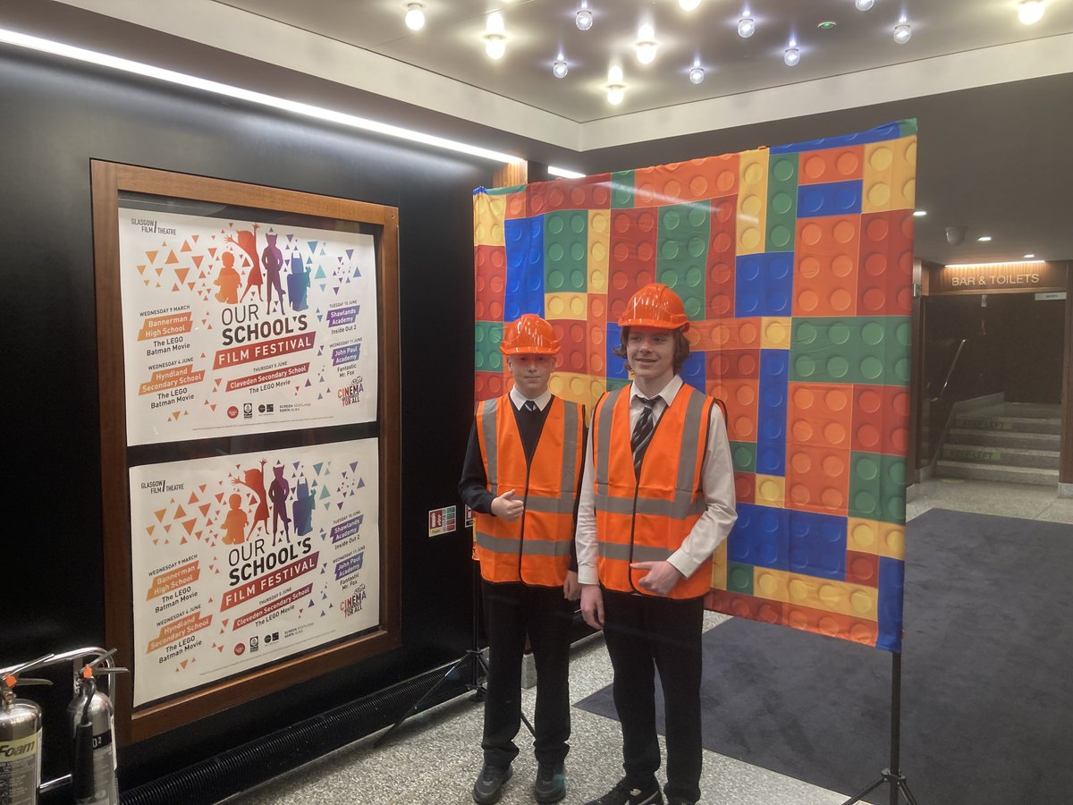 A wonderful trip to <a href="/glasgowfilm/">GFT</a> for our S3 film fanatics. 📸

The pupils curated a film festival experience for Primary school pupils, which included a host of exciting activities culminating in a showing of 'The Lego Movie'! 👏