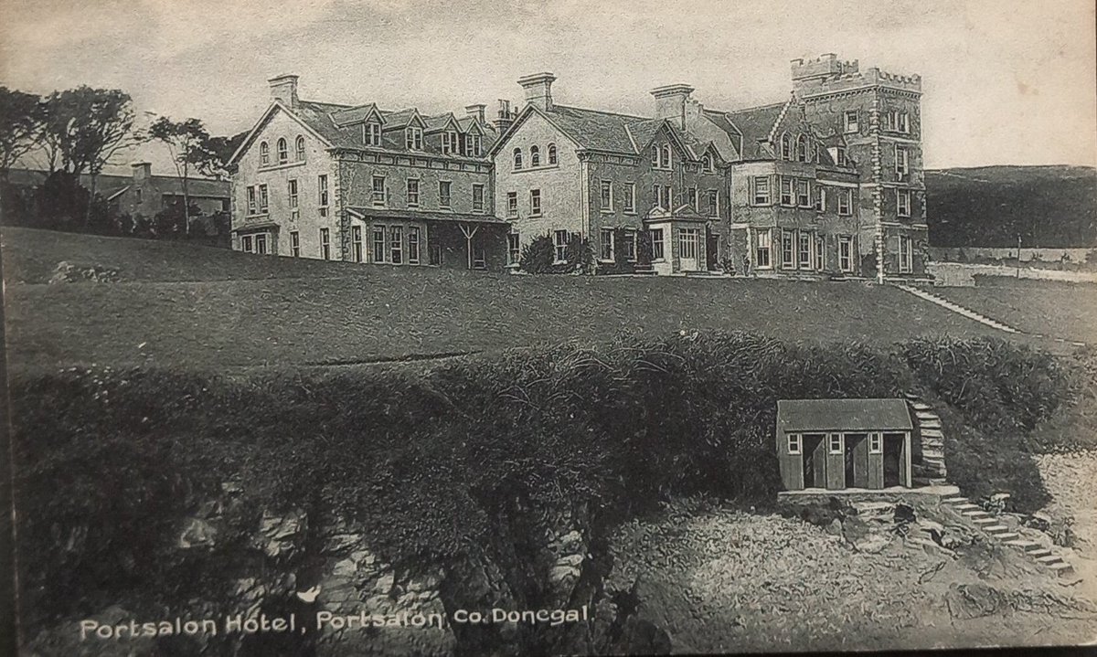 Portsalon hotel from an album of postcards and photos donated to the Co. #Archives #Donegal #history #tourism #heritage