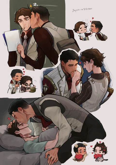 jayvik、キッスしろの絵
#jayvik 
