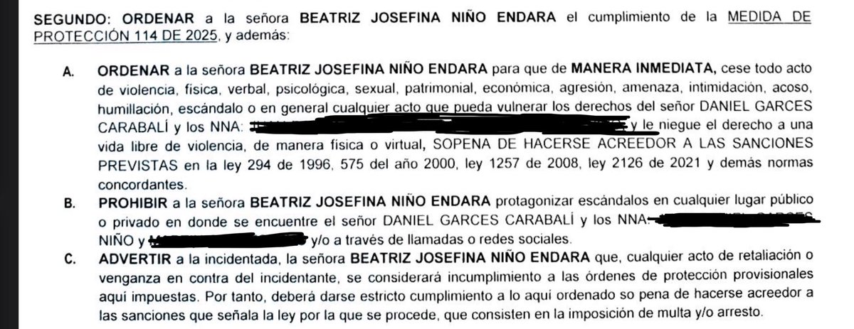 Lo que están haciendo con el Ex embajador Daniel Garcés es infame. Un comisario de familia le otorgó la medida de protección de sus hijos por los graves maltratos de su madre hacia ellos. Así mismo se ha denunciado a un familiar de la señora por graves conductas hacia los menores