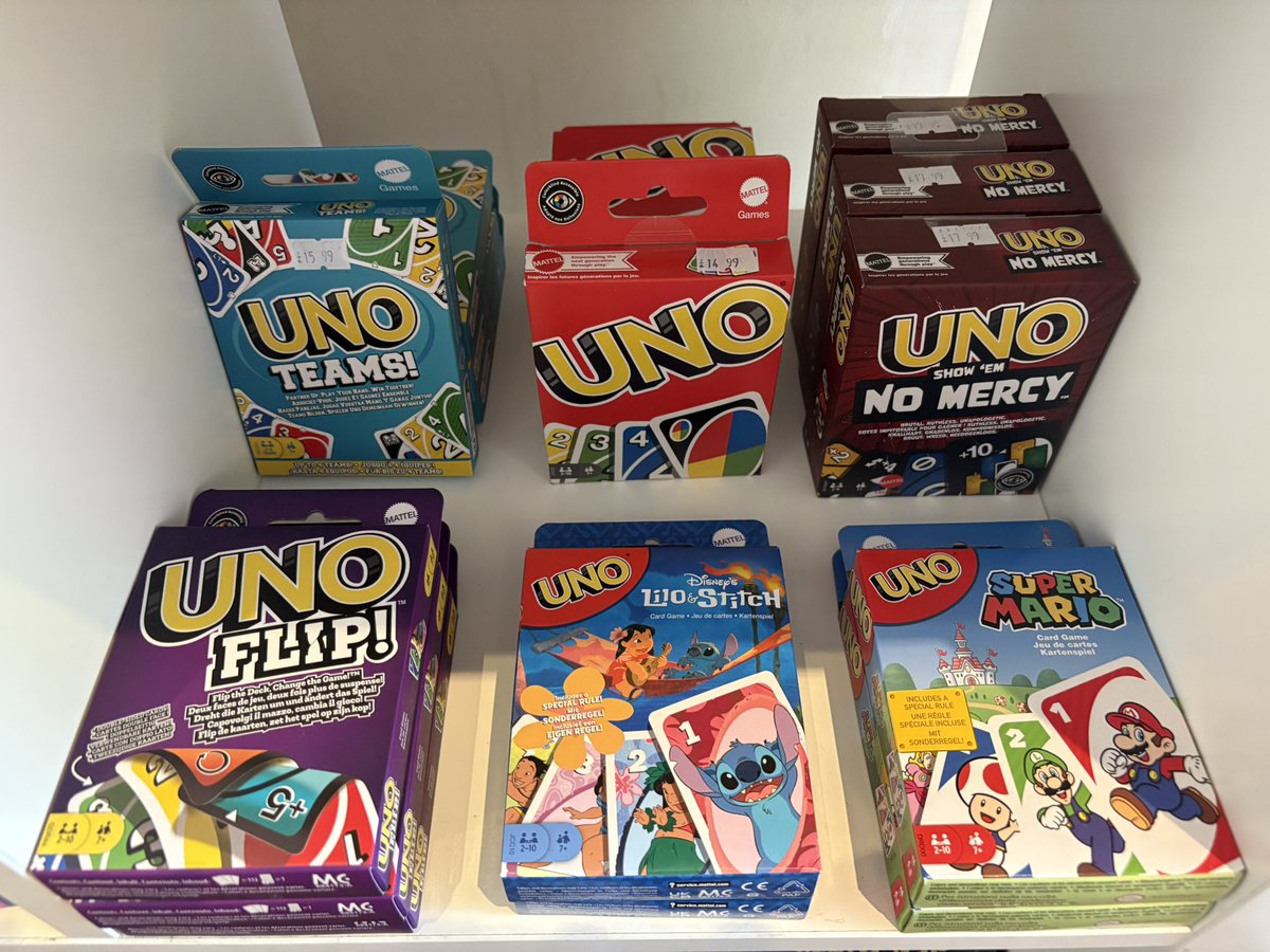 Happy Friday 🤩 
Who doesn’t love a game of UNO. 
Too much to choose from? Which one have you played? #uno #gamesnight #toyshop #toys #shoplocal #shopsmallbusiness #wigwamtoyshop #westdulwich #se21 #wigwamtoyshopdulwich
