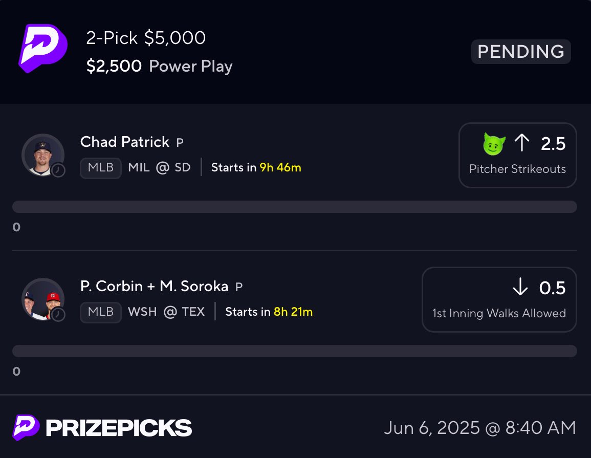 Treat this slip like a shower today, you just CAN’T miss it 🤣 

Best Of Luck 🍀✅✅✅✅✅✅ 

posting a few write ups next, B2B sweeps? 
#gamblingX