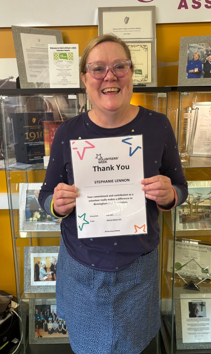 Birmingham Irish (@brumirish) on Twitter photo Here is some of our wonderful Front Office Volunteers receiving there Volunteer Week Certificates ✨ #VolunteersWeek
Thank you for everything you all do! We could not run the busy front office without you all 💚
<a href="/IrelandEmbGB/">Embassy of Ireland</a> <a href="/dfatirl/">Irish Foreign Ministry</a> Here is some of our wonderful Front Office Volunteers receiving there Volunteer Week Certificates ✨ #VolunteersWeek
Thank you for everything you all do! We could not run the busy front office without you all 💚
<a href="/IrelandEmbGB/">Embassy of Ireland</a> <a href="/dfatirl/">Irish Foreign Ministry</a>
