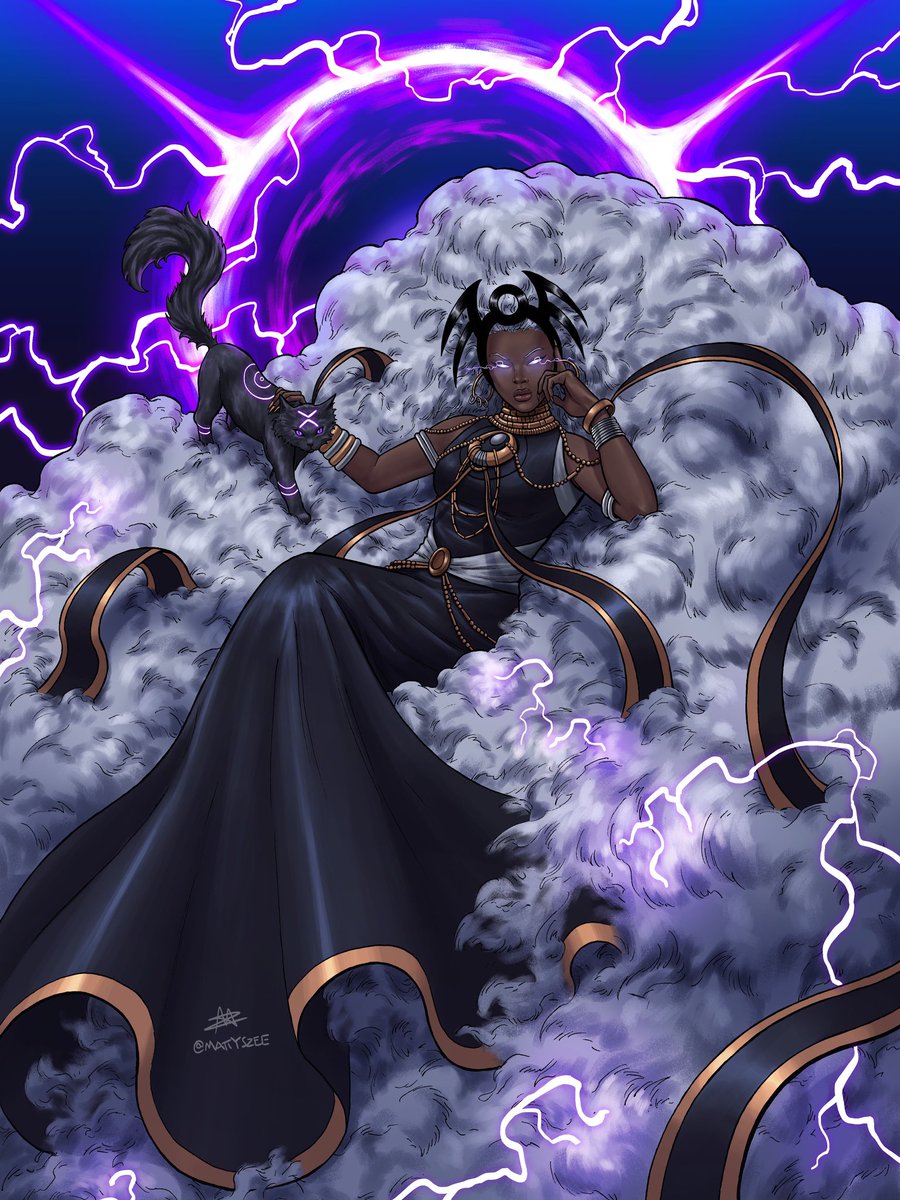 mattszee's tweet image. Ororo, High priestess of the Sky, Commander of the Storm