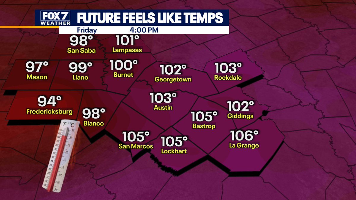 Feeling like a sauna today! More of this sticky heat is on the way this weekend. Stay cool my friends.