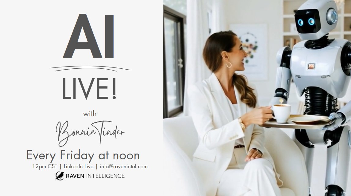 Starting next Friday--I'll be hosting a LinkedIn live where we will look an example of AI 'in the real world' with special guests every week! If you're curious to see what creative and impactful uses of AI are happening RIGHT NOW--tune in! linkedin.com/events/fridaya…