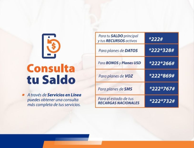 migueld9025's tweet photo. 🔊¿Conoces cómo consultar todos tus planes y saldos?
✅Accediendo a #ServiciosEnLínea 📲 obtienes una consulta completa de tus servicios.
✅Desde el teclado de tu celular marcas los siguientes códigos según lo que desees consultar #EtecsaConCuba
👇 https://t.co/sfk0ygz9Yz