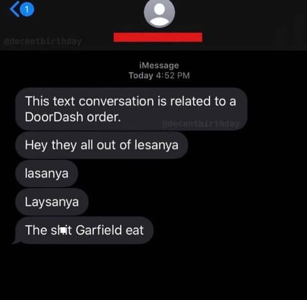 BabiOpm's tweet image. WHAT THE DOORDASH GUY SENT