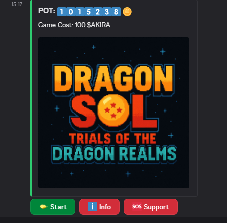 HUGE UPDATE,  SAIYANS! 

Our BRAND NEW GAME is locked and loaded for launch NEXT WEEK!  Big thank you to NaN for making this possible! 

Over 4 MILLION $AKIRA is up for grabs ( +120$ ), ready to be earned!

Get hyped and start preparing now! More details 👇👇👇