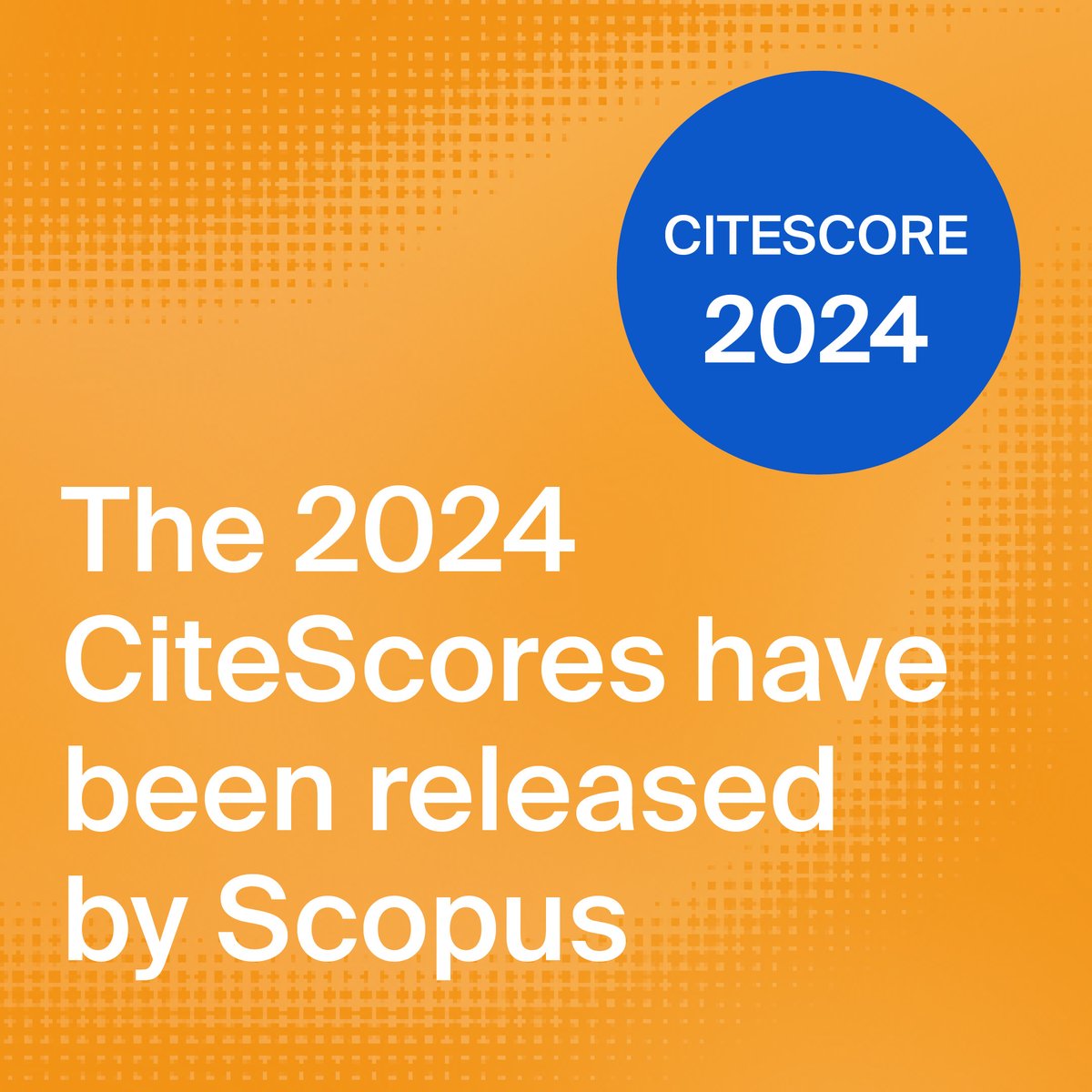 The 2025 citation metrics have been officially released in Scopus, the most comprehensive bibliographic database of scientific literature.  

These metrics reflect the growing trust in MDPI journal publications.

Learn more: brnw.ch/21wTdqQ

#MDPI #citescore