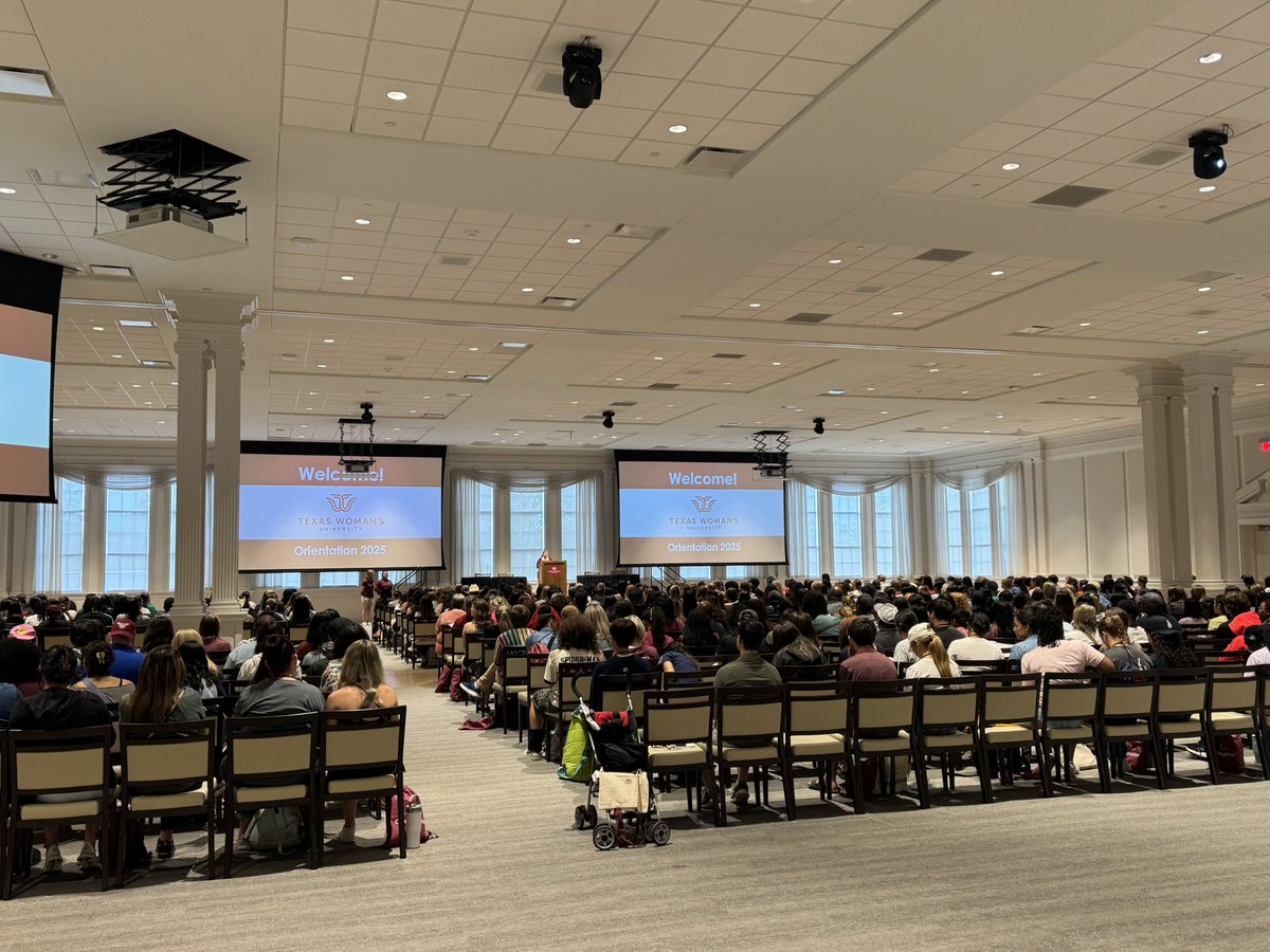 Heather Snow (@deanhsnow) on Twitter photo A packed house this morning for our first <a href="/txwomans/">Texas Woman's University</a> orientation for the summer! So exciting to meet all our newest Pioneers! #PioneerProud A packed house this morning for our first <a href="/txwomans/">Texas Woman's University</a> orientation for the summer! So exciting to meet all our newest Pioneers! #PioneerProud