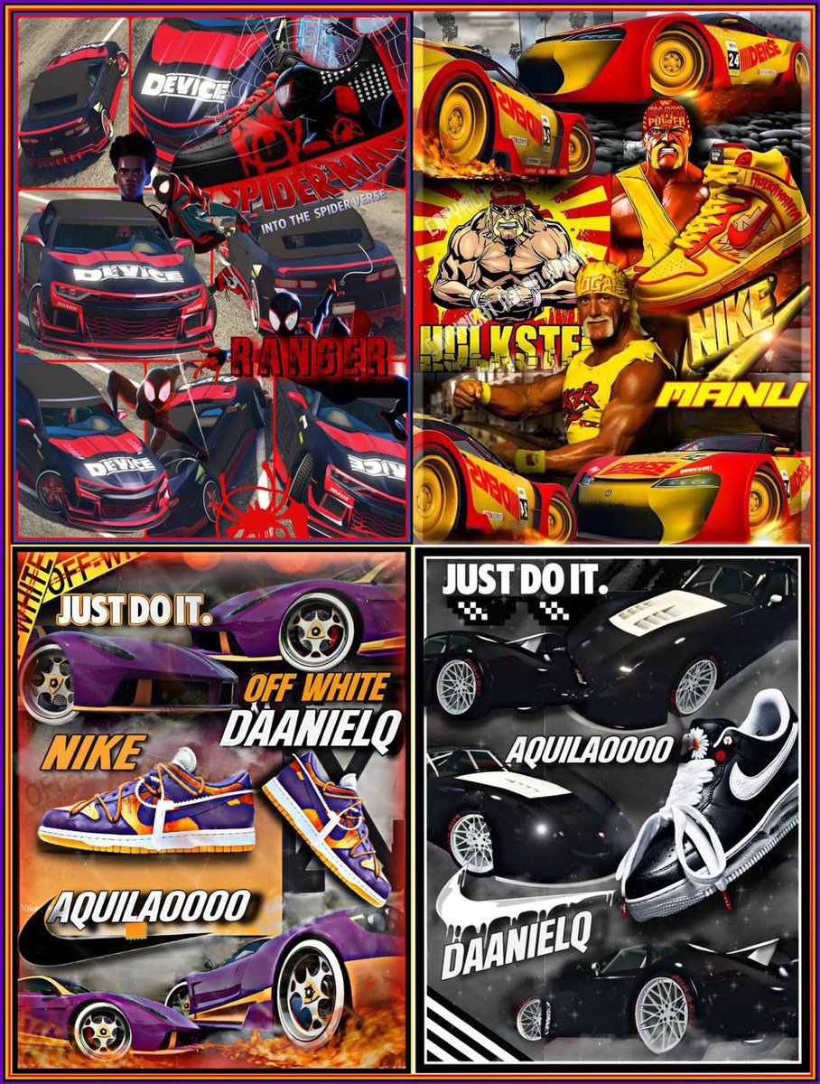 ServiziettiSegr's tweet photo. ❌Mega Drop OF FOUR DEDICATED VEHICLES❌
👟 ηιкє αιя ƒσя¢є 1 мι∂ χ “мιℓєѕ мσяαℓєѕ“🕸️🕷️
🚘 𝐕𝐈𝐆𝐄𝐑𝐎 𝐙𝐗 𝐃𝐄𝐂𝐀𝐏𝐏𝐎𝐓𝐓𝐀𝐁𝐈𝐋𝐄
👟 ηιкє ѕв ∂υηк нιgн χ ωωє (нυℓк нοgαи) 🥊💯
🚘 𝐄𝐓𝐑𝟏
👟 ηιкє ѕв ∂υηк ℓσω χ σƒƒ ωнιтє “яσαѕтє∂ вℓσσ∂“ 🟣🟠
🚘 𝐎𝐒𝐈𝐑𝐈𝐒
👟 ηιкє αιя ƒσя¢є 1 мι∂ χ ραяα ησιѕє ⚫️⚪️
🚘 𝐕𝐄𝐑𝐋𝐈𝐄𝐑

Creators: @ServiziettiSegr @Danylxoves @DeiMaestri @XX_Ranger_XX__

🔥Sunday 8 June 2025 from 21:00 to 22:30 🇮🇹🔥

⚪️HOW TO PARTICIPATE? FOLLOW THE RULES

🎮PS4 VERSION🎮
⚠️ NO POLICE ⚠️
⚠️ NO WEAPONS ⚠️
⚠️METHOD COM TO COM CASINÒ ⚠️
⚠️SESSION WITH FRIENDS ⚠️
🆔: AquilaSniper82
1⃣LIKE❤️
2⃣RETWEET♻️
3⃣FOLLOW @ServiziettiSegr @Danylxoves @DeiMaestri @XX_Ranger_XX__