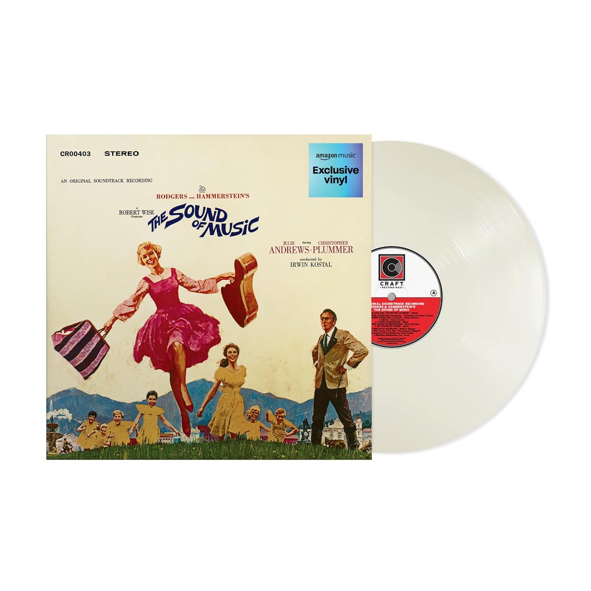 The Sound of Music Soundtrack (Edelweiss White Vinyl)

$18.19 - amzn.to/4mVvaHI