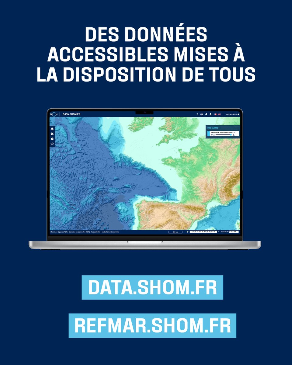 🌊 En cette Journée mondiale de l’océan, le Shom lance la série #LOcéanAutrement : du ciel aux abysses, découvrez comment ses données – vagues, niveau de la mer, bruit sous-marin… – aident à comprendre, modéliser et préserver l’océan.

#UNOC3 #WeAreTheOcean