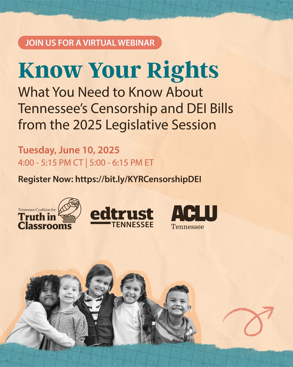 Which education policies passed last session, and how will they affect you? Join EdTrust's webinar on Tuesday, June 10 to learn more! bit.ly/KYRCensorshipD…
