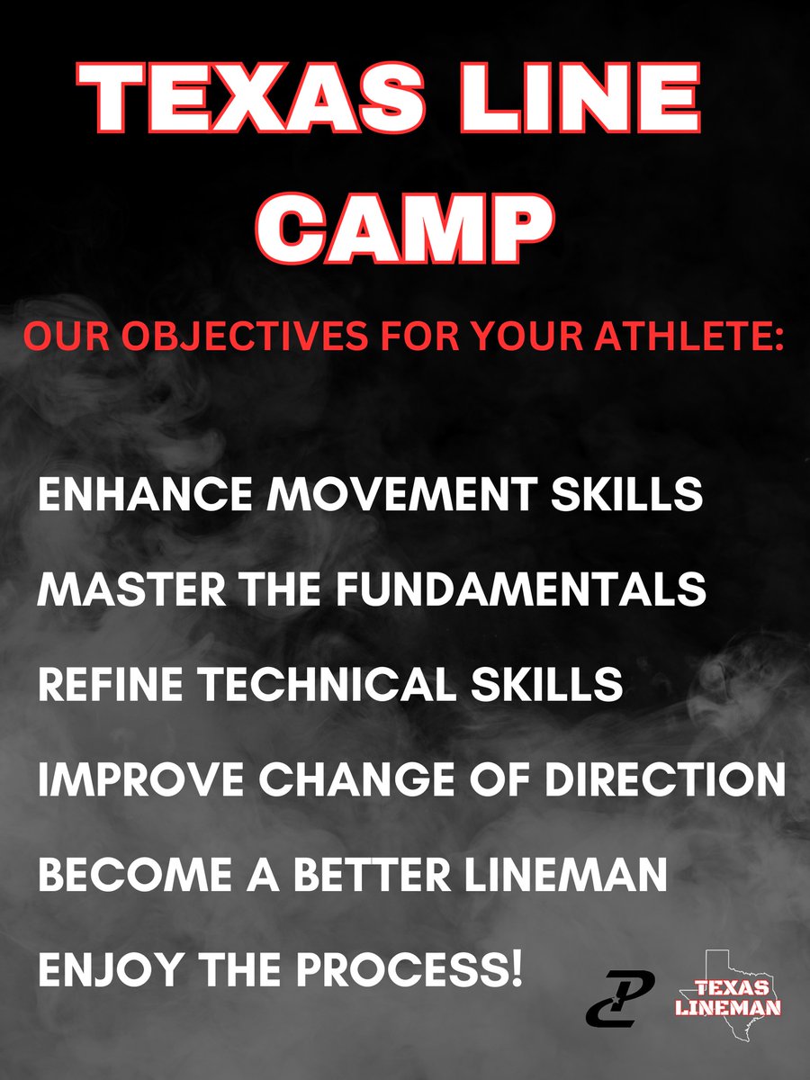 TexasLineCamp's tweet image. ☝️ Week away ‼️

Texas Line Camp - East Texas

🏟️Lindale High School Indoor Facility
📅June 13th &amp;amp; 14th
💪BEST HS Football Coaches in Texas
🐂BEST thing to do if you are looking to get BETTER!

Fundamentals / Technique / Fun

@Joel_Rinlee 

SIGN UP TODAY:  forms.gle/Az9wfPWuAMArNd…
