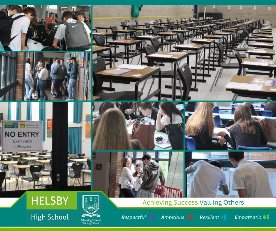 Well done to Y11 &amp; 13 who have displayed perseverance, empathy and determination during the first few weeks of their external examinations. Between you, so far, you have sat a whopping 115 different exams and have made it past the halfway point! #achievingsuccess