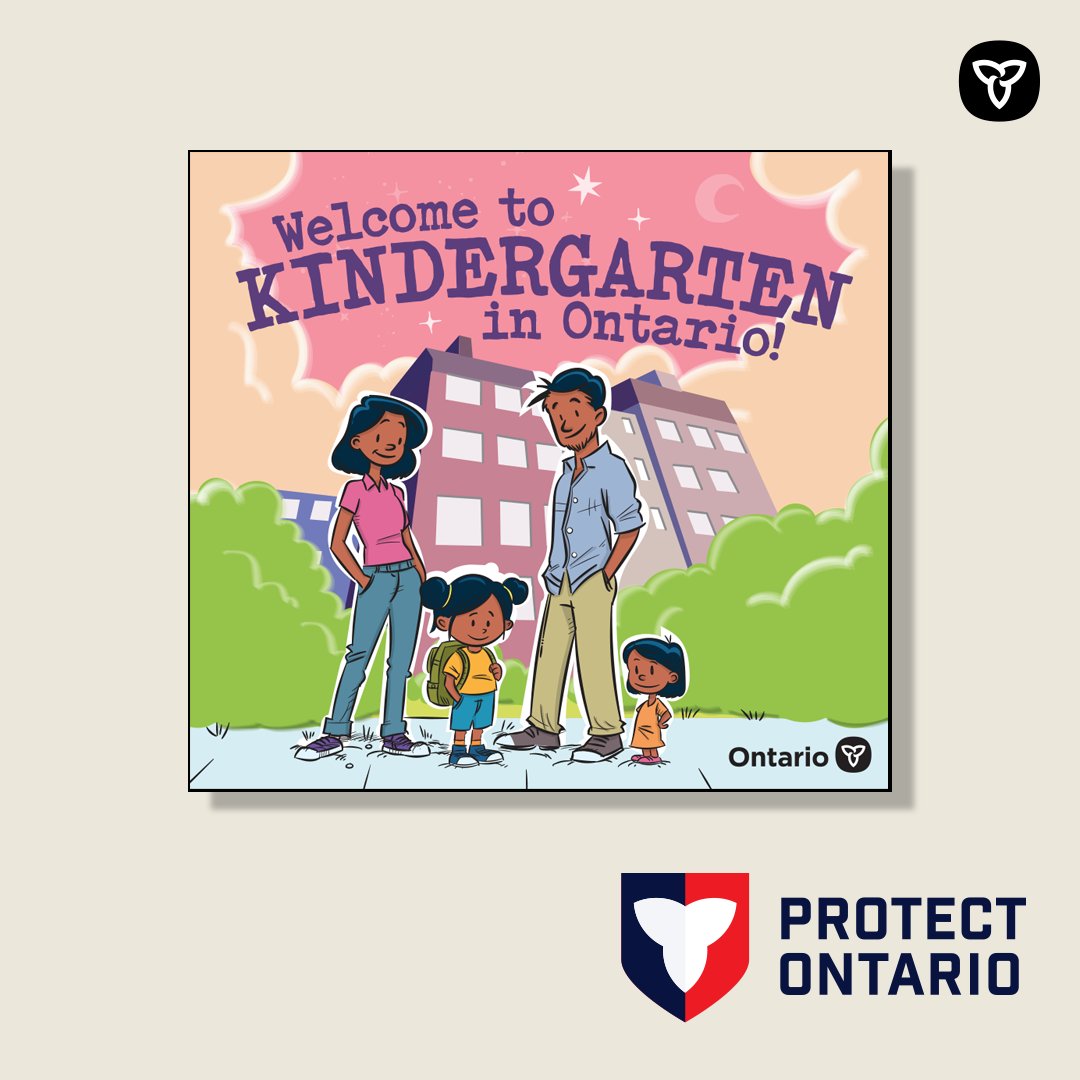 Heading to Kindergarten next year? ✏️ Check out our free books to help ease your child into Kindergarten.  

Join Amira and Amir on their day-one adventures and enjoy printable activities to do with your child. Download them here:
ontario.ca/page/kindergar…
