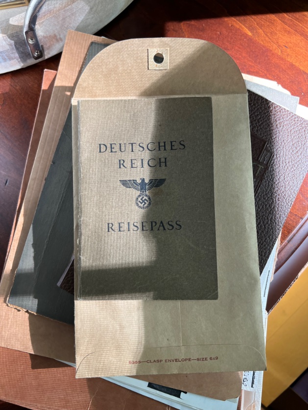 I had to go get all my Nazi passports notarized and I could tell from the look on his face that the notary had never notarized a Nazi passport before