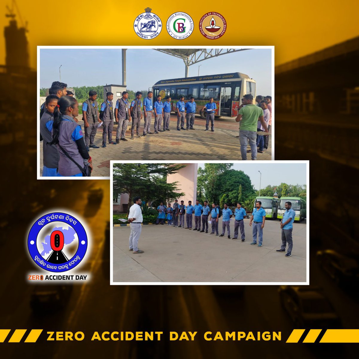 RBG Labs IITM (@rbg_labs_iitm) on Twitter photo As part of the #ZeroAccidentDay campaign, the Ama Bus crew kick-starts each morning with a focused briefing and counseling session.
#ComeHomeSafe #WomenLedRoadSafety #ZAD2025 #ZADBhubaneshwar #iitmadras #roadsafety
<a href="/VBChennai/">Venkatesh B</a> <a href="/iitmadras/">IIT Madras</a> <a href="/CTOdisha/">ବାଣିଜ୍ୟ ଓ ପରିବହନ ବିଭାଗ । Commerce & Transport</a> <a href="/STAOdisha/">State Transport Authority, Odisha</a> As part of the #ZeroAccidentDay campaign, the Ama Bus crew kick-starts each morning with a focused briefing and counseling session.
#ComeHomeSafe #WomenLedRoadSafety #ZAD2025 #ZADBhubaneshwar #iitmadras #roadsafety
<a href="/VBChennai/">Venkatesh B</a> <a href="/iitmadras/">IIT Madras</a> <a href="/CTOdisha/">ବାଣିଜ୍ୟ ଓ ପରିବହନ ବିଭାଗ । Commerce & Transport</a> <a href="/STAOdisha/">State Transport Authority, Odisha</a>