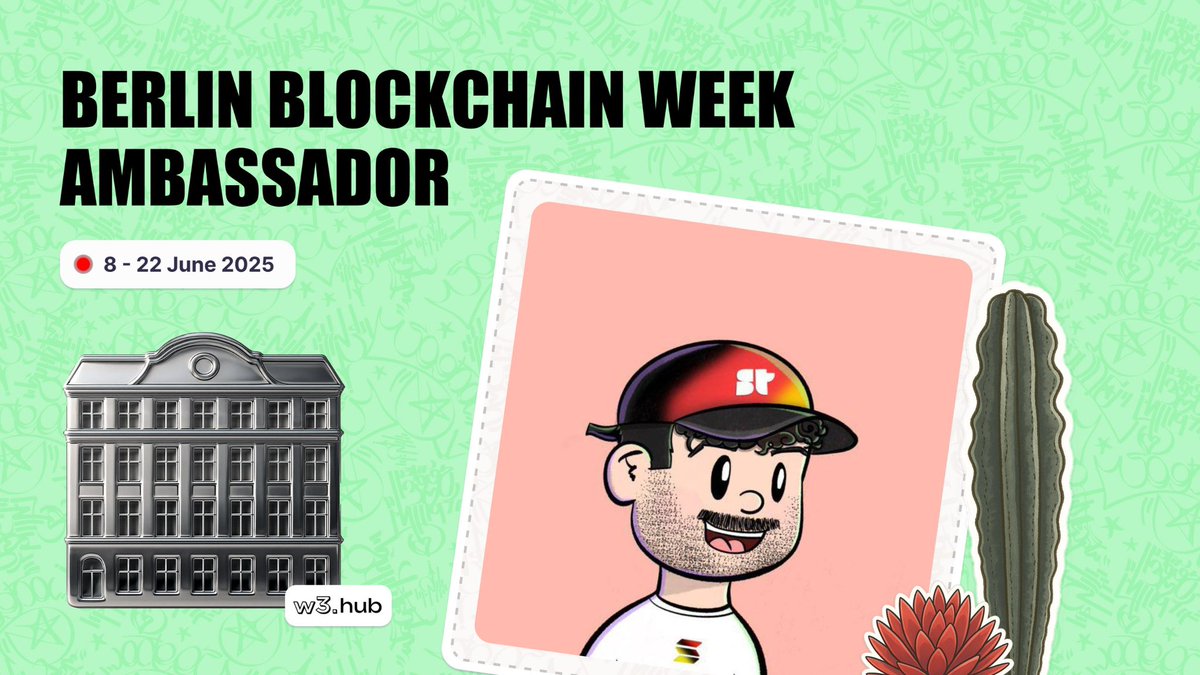 🔥PUMPED FOR BERLIN BLOCKCHAIN WEEK🔥

Listen to your ambassador, here is everything you need to know for our Startup Village 👇