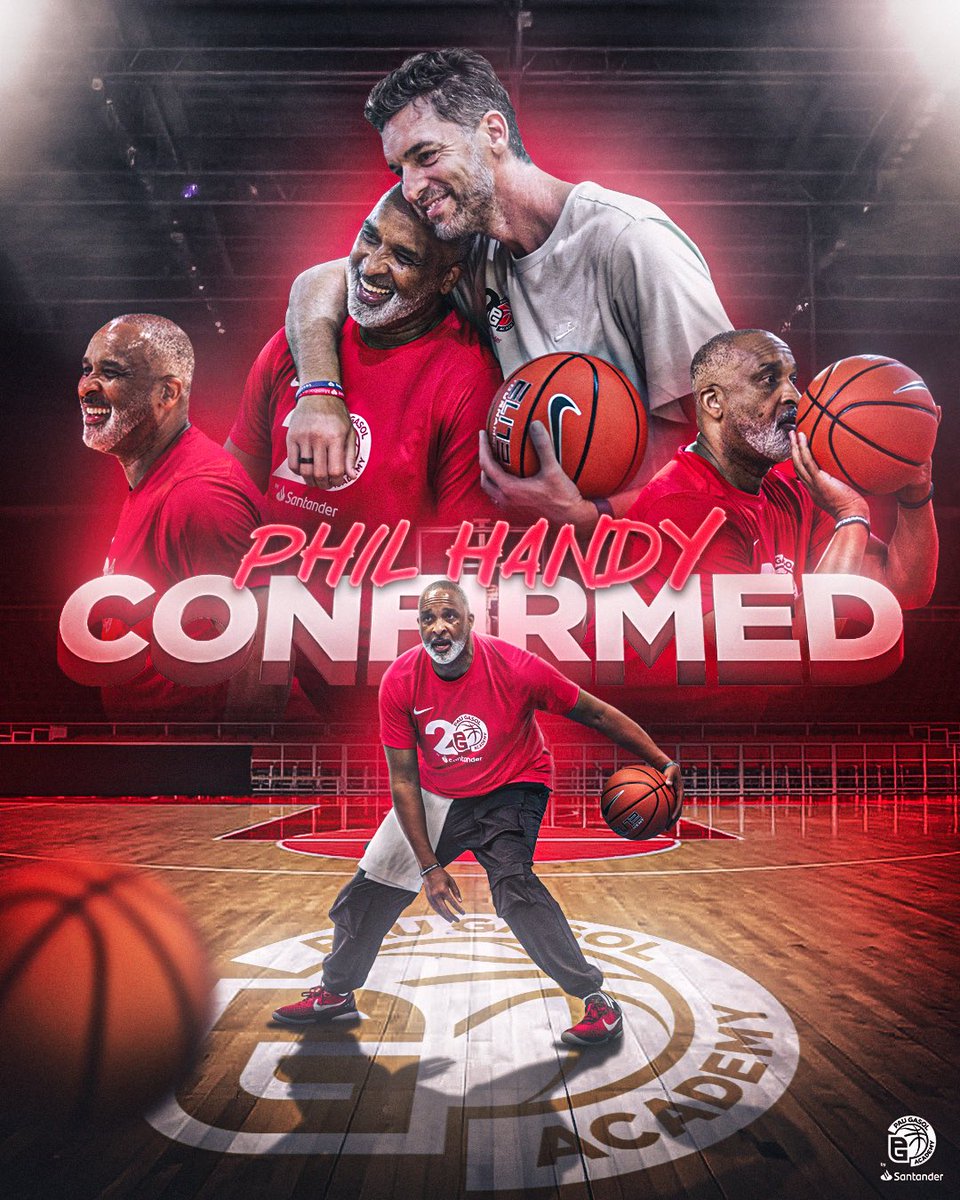 Pau Gasol Academy by Santander (@paugasolacademy) on Twitter photo 🔥 PHIL IS BACK 🤩
Our beloved <a href="/94feetofgame/">Phil Handy</a> will be back at the Academy to meet all the players and share his knowledge. Welcome home again, Coach!
Nuestro querido Phil Handy volverá a estar en la Academy para conocer a todos los jugadores y transmitir su conocimiento. 🔥 PHIL IS BACK 🤩
Our beloved <a href="/94feetofgame/">Phil Handy</a> will be back at the Academy to meet all the players and share his knowledge. Welcome home again, Coach!
Nuestro querido Phil Handy volverá a estar en la Academy para conocer a todos los jugadores y transmitir su conocimiento.