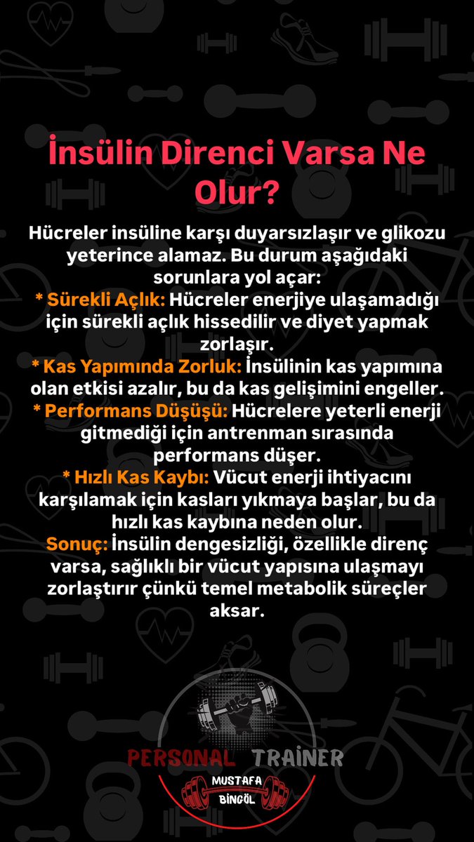 Hormonlar ve Fitness Bilimsel Gerçekler 🔬💪
Fitness hedeflerinizde hormonların rolü büyük. 
Her gün, Meta-analiz ve bilimsel araştırmalara dayalı, en doğru bilgileri sizlerle paylaşacağım. Amacımız: daha sağlıklı bir hayat için sizi bilgilendirmek. Takipte kalın!

İNSÜLİN