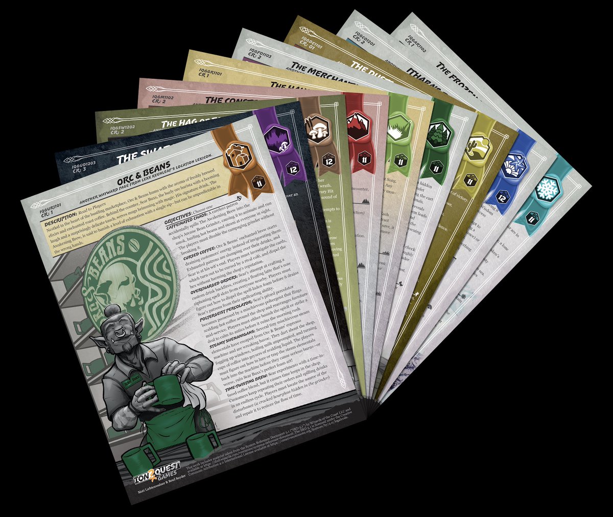 mrlich's tweet image. The Wayward Pages Kickstarter project has officially started!
These pages add depth and diversity to your adventures. They demonstrate that there's SO much more to ttrpg play than ever escalating combat.
Challenge your players. Show them something new!
kickstarter.com/projects/ionqu…