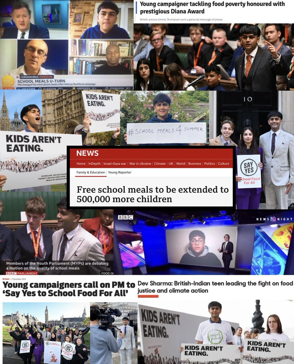At age 13, I spoke out about food injustice.
7 years later, Free School Meals are finally being extended to all kids on Universal Credit.🍏

This isn’t just a policy win - it’s a lifeline. Campaigning works. 

Justice is finally on the menu🍴